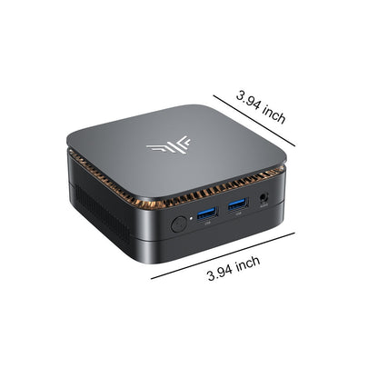 Mini Computer – Mini PC – Compact Desktop – Kleine PC – Energiezuinige Computer – 16GB RAM – 512GB SSD – Intel N95 – Dual 4K @60Hz Displays