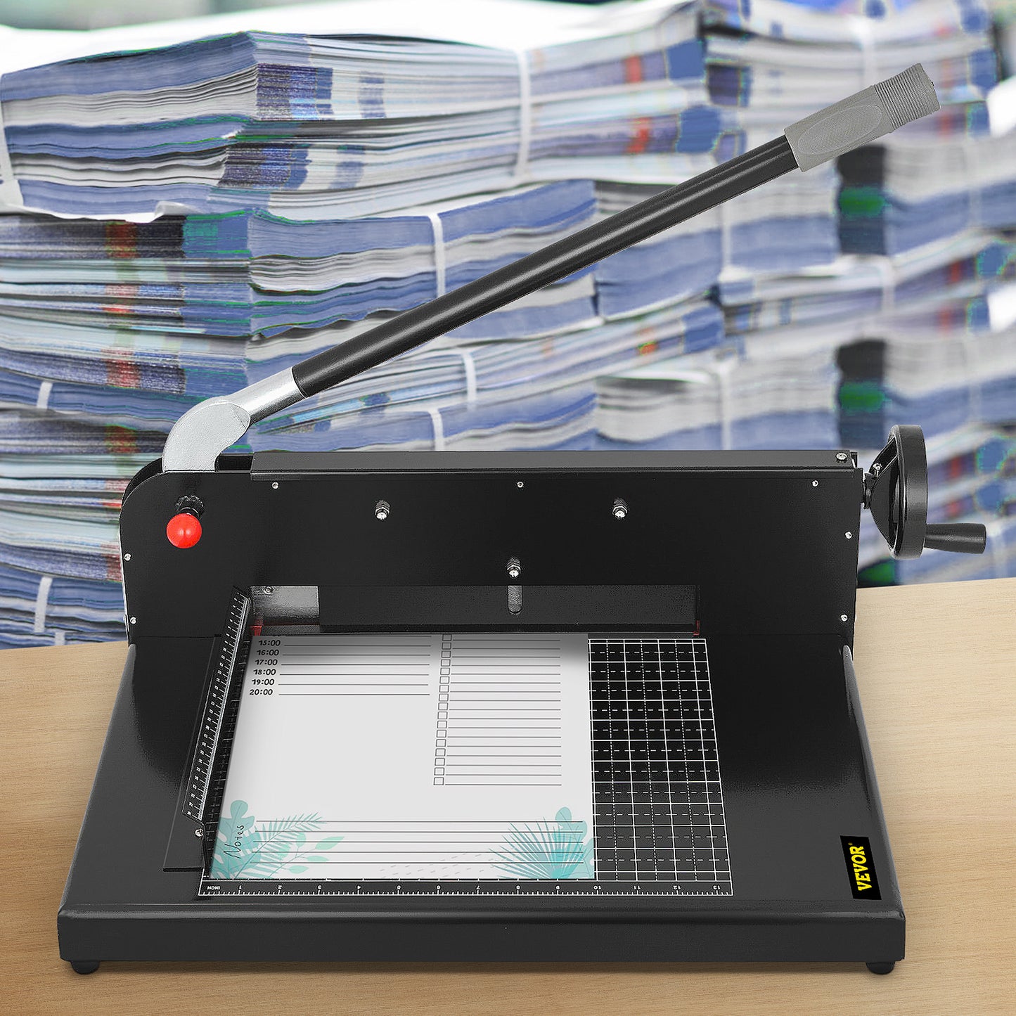 Papier Snijder – Guillotine – Snijmachine – Papierknipper – Papiersnijder – 30 cm Snijbreedte – Snijdt Tot 300 Vellen Tegelijk