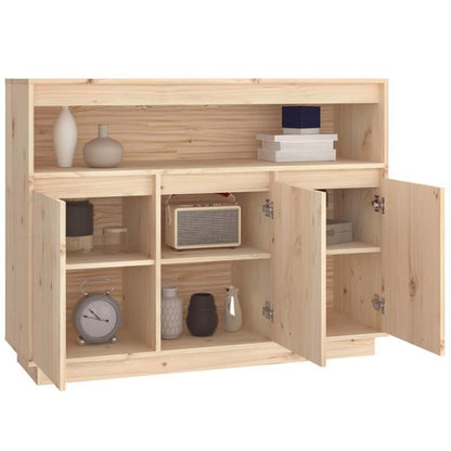 Dressoir – Opbergkast – Ladekast – Buffetkast – Kast – Massief Dennenhout – 104,5x34x80 cm – Modern Europees Design