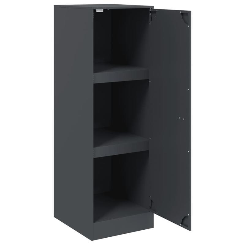 Anthracite Sideboard 34.5x39x107cm in Steel Removable and practical