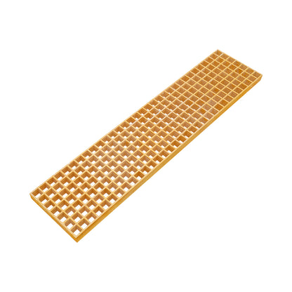 FRP Roosterplaten – Roosterplaten Set – Antislip Roosters – Glasvezelroosters – Rooster Covers – Brandwerend En Corrosiebestendig – 3 Stuks 122x27x3,8 cm 500 kg Draagkracht