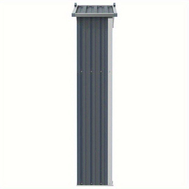 Tuinhuisje – Gereedschapsschuur – Tuinschuur – Tuinberging – Tuinkast – Gegalvaniseerd Staal – Compact 116x45x175 cm – Weerbestendig & Mobiel