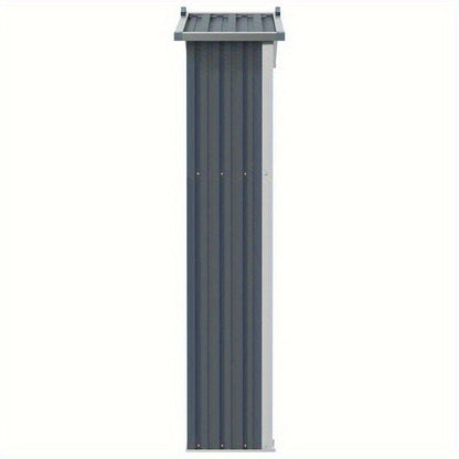 Tuinhuisje – Gereedschapsschuur – Tuinschuur – Tuinberging – Tuinkast – Gegalvaniseerd Staal – Compact 116x45x175 cm – Weerbestendig & Mobiel
