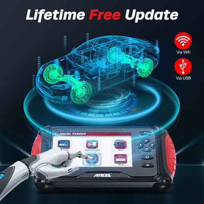 OBD2 Scanner – Auto Diagnose Tool – Foutcode Lezer – Voertuig Scanner – Autodiagnose Apparaat – Draadloos Bluetooth – 30+ Resetfuncties Free Wi-Fi Updates