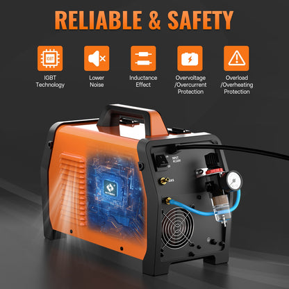 Lasapparaat – Lasmachine – Booglasapparaat – Elektrodelasapparaat – Plasma Snijder – 6-in-1 Multifunctioneel – 250A 220V – Gas & Gasloos – Compact & Draagbaar