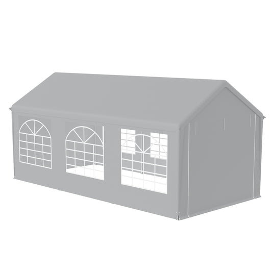 Feesttent – Partytent – Paviljoen – Tuintent – Overkapping – Waterdicht – UV-bescherming UPF 50+ – Stevig verzinkt stalen frame – Afmetingen 3x6 meter – Afneembare zijwanden