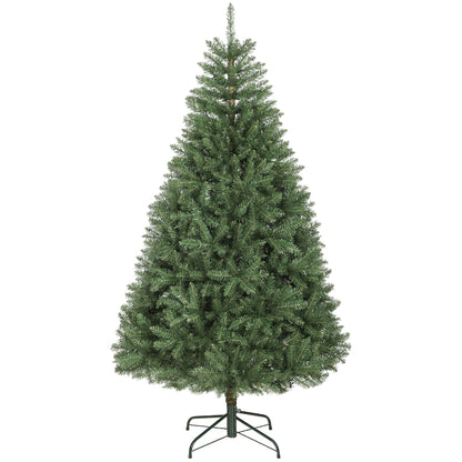Kunstkerstboom – Nepkerstboom – Kerstboom Kunst – Sierkerstboom – Groene Kerstboom – 180 cm Hoog – Inklapbare Takken Met Metalen Standaard