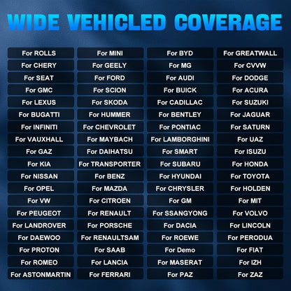 OBD2 Uitleeskabel – OBD2 Scanner – Autodiagnose Tool – Diagnose Scanner – Uitleesadapter – Draadloos Bluetooth – Volledige Systemen Diagnostiek – 23+ Resetfuncties