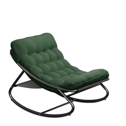 Schommelstoel – Schommelstoel Tuin – Relaxstoel – Fauteuil – Loungestoel – 150 kg Draagkracht – Weerbestendig Vlechtwerk Met Stalen Frame