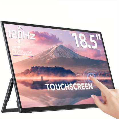 Gaming Monitor – Gaming Scherm – Portable Monitor – Tweede Scherm – Touchscreen Monitor – 18,5 Inch – 120Hz Verversingssnelheid – FreeSync – sRGB Kleur – USB-C – VESA Montage – Frameless Design