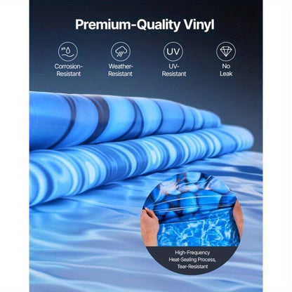 Zwembadfolie – Opzetzwembad Liner – Zwembadbekleding – Zwembadfolie Rond – 243,84 Cm Diameter – UV-Bestendig – Duurzaam Materiaal