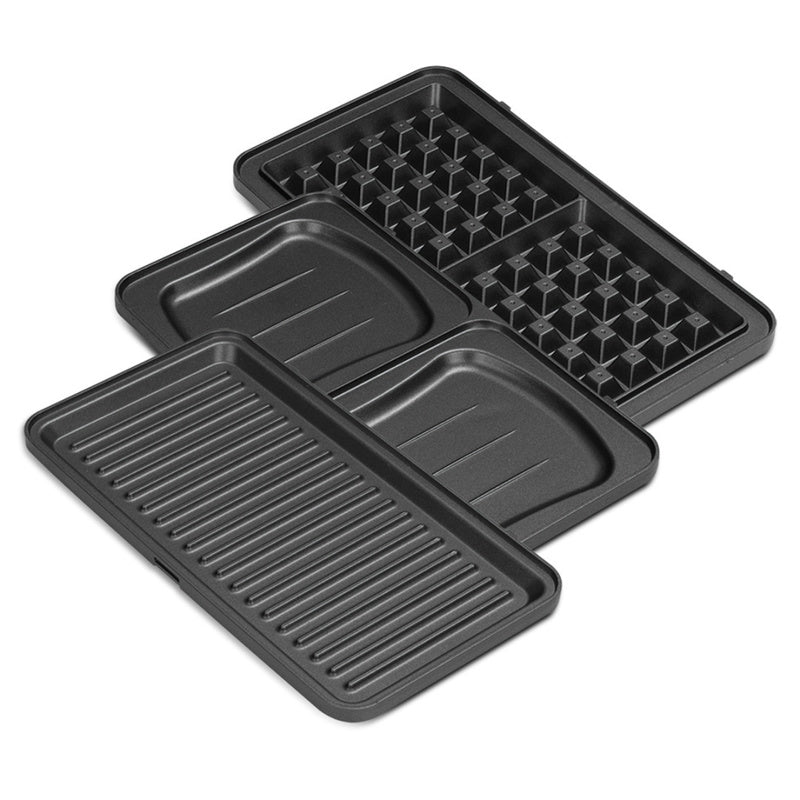Gofriewafelijzer – Wafelijzer – Panini Pers – Toaster – Grill – 3 Verwisselbare Platen – Titanium Anti-aanbaklaag – 900W
