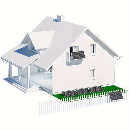 Balkonbeugel voor Zonnepanelen – Zonnepaneelhouder – Balkonhouder – Solar Montageset – Verstelbare Beugel 114 cm – Met Ronde Balkonhaken – 0° tot 90° Verstelbare Hoek – Weerbestendig Metaal