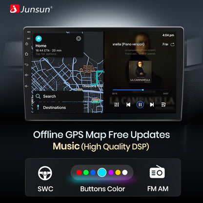 Smart Multimedia Systeem – Auto Radio – 2 Din Speler – GPS Navigatie – Car Player – WiFi Variant – 9 Inch IPS HD Scherm – Draadloze Android Auto