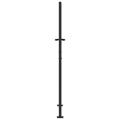 Stalen Poort – Tuinpoort – Toegangsdeur – Veiligheidshek – Sierhek – 1105 x 200 cm – Gepoedercoat Staal – Deadbolt Slot