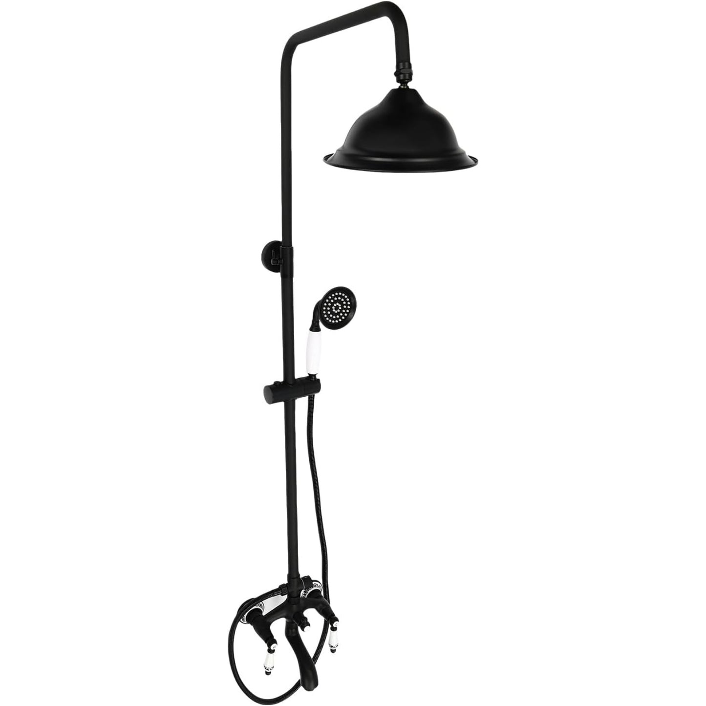 Regendouche Set – Douchepaneel – Handdouche – Douchekop – Douchekraan – Roestvrij Staal – 3 Waterstanden – 360° Draaibaar