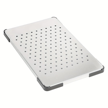Keukenwerkblad Spoelbak – RVS Spoelbak – Enkele Spoelbak – Onderbouw Spoelbak – Werkstation Spoelbak – Silvery Kleur – Duurzaam Roestvrij Staal – Modern Rechthoekig Design