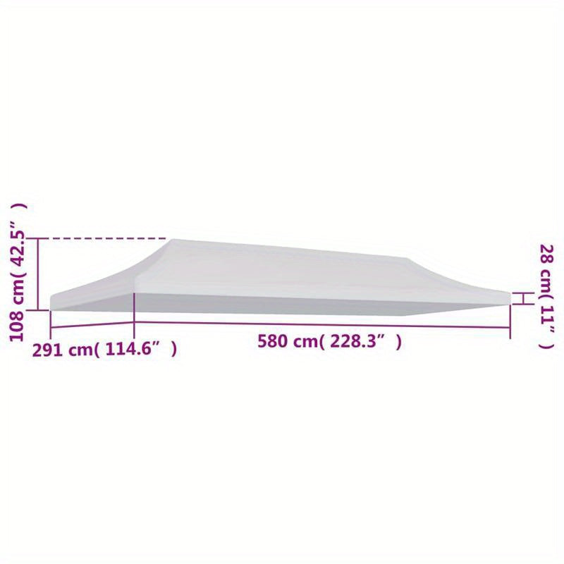 Feesttent – Partytent – Tent – Overkapping – Buitentent – 3x6 Meter – Stevig PU & PVC Frame