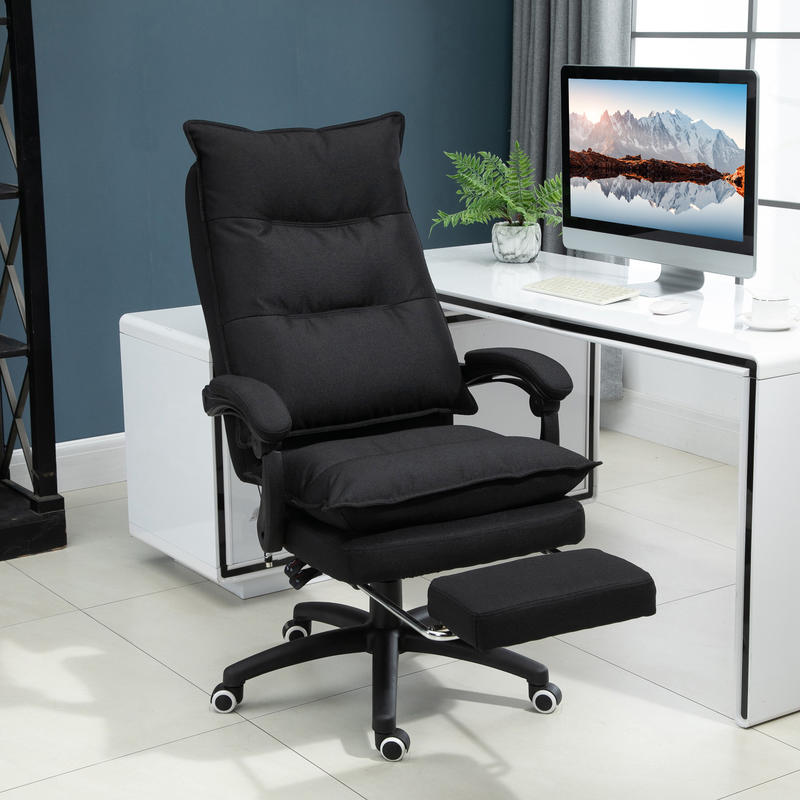 Bureaustoel – Ergonomische Stoel – Office Chair – Gamingstoel – Bureaufiets – Verstelbare Hoogte – Massagefunctie & Voetensteun