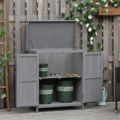 Tuinkast – Tuinkastje – Tuinschuur – Tuinberging – Buitenkast – Massief Vurenhout – Waterafstotend Dak Met Bitumenlaag – Compact 74x43x88 cm