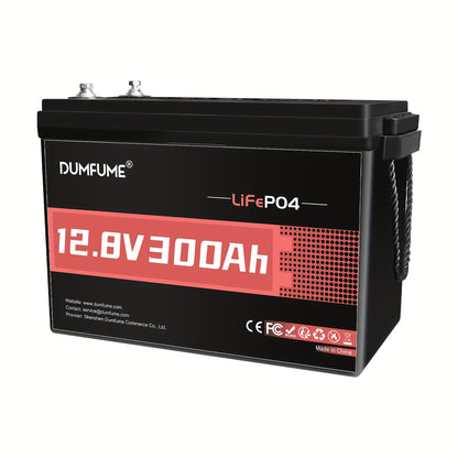 Lithium Accu – Lithium Batterij – LiFePO4 Accu – Lithium Batterij Pack – Lithium Ion Accu – 12V 300Ah Hoogcapaciteit – Ingebouwd BMS Met Veiligheidsbescherming