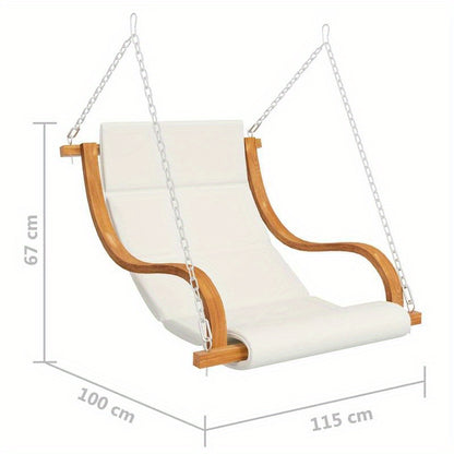 Hangstoel – Tuin Hangstoel – Buitenstoel – Lounge Stoel – Zonder Frame – Ergonomisch Comfort – Vurenhout