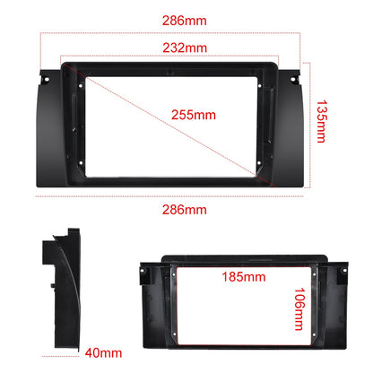 Android Autoradio – Car Multimedia – Navigatiesysteem – Touchscreen Radio – Dubbele Din – 9-Inch 1280P IPs Scherm – Draadloze Carplay En Android Auto – Inclusief Ahd Achteruitrijcamera En Microfoon