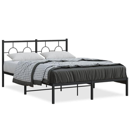 Bedframe Metaal Queen Size – Bedbodem Stalen Frame – Industrieel Bed – Slaapkamer Meubel – Minimalistisch Bed – Stevige Constructie – Zonder Matras