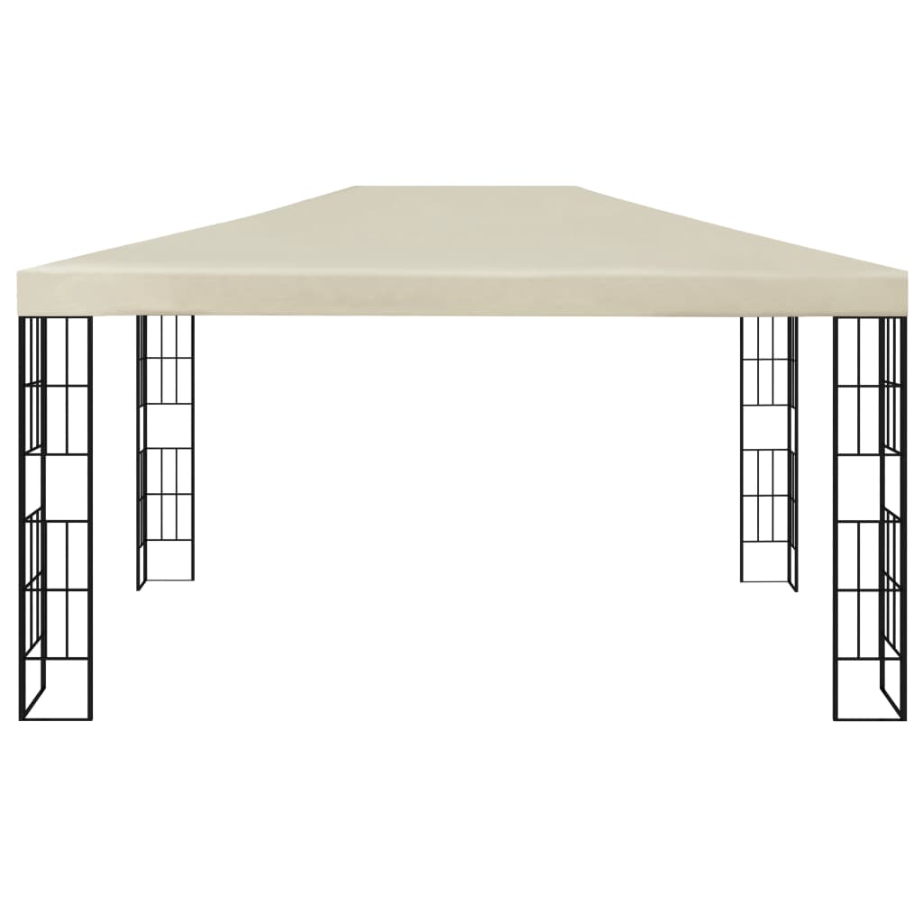 Liggende Luifel – Tuinpaviljoen – Tuinkamer – Pergola – Zonnescherm – 3x3 Meter – Stalen Frame Met Ventilerend Polyester Dak