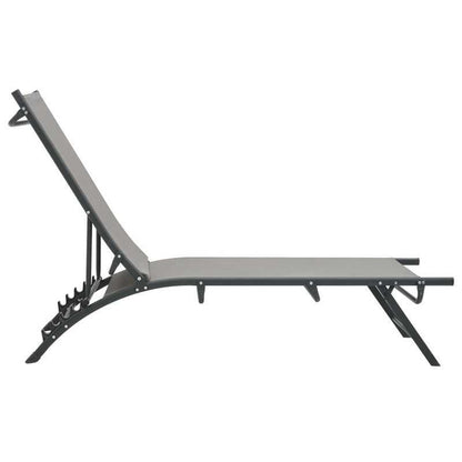 Terrasstoel – Tuinstoel – Buitenstoel – Campingstoel – Strandstoel – Stalen Frame – Ergonomisch & Lichtgewicht 2-Pack
