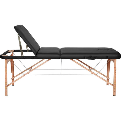 Massagetafel – Behandelbank – Massagebed – Massagebank – Massagebank inklapbaar – Verstelbare Hoogte tot 86 cm – Zachte PU Bekleding met 5 cm Padding