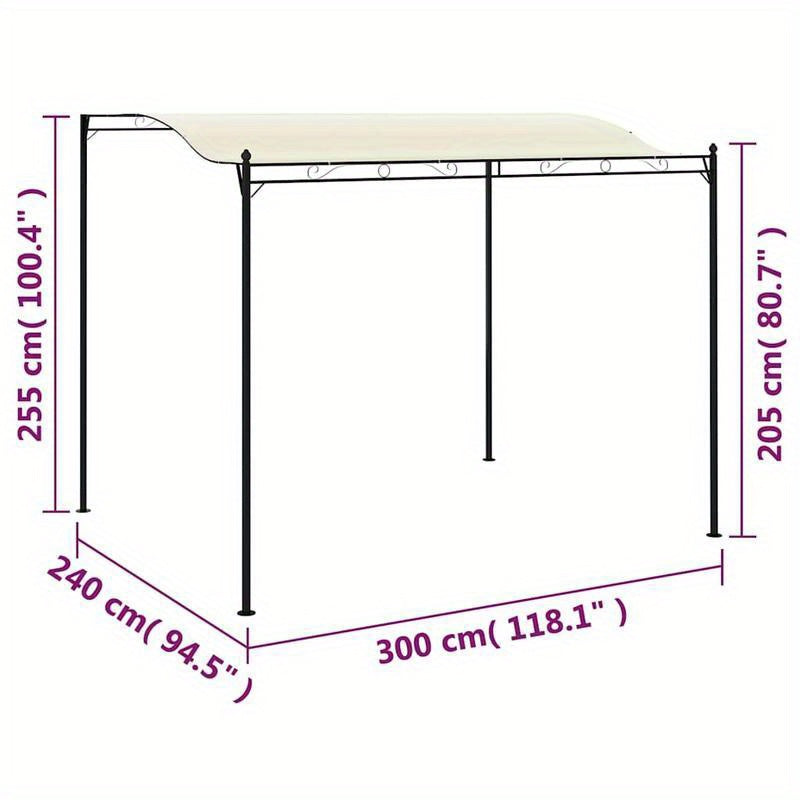 Mixed Color PVC Outdoor Sun Shelter - Durable Lightweight Portable Canopy with Sturdy Frame, Easy Setup for Camping, Picnics, Beach & Backyard - All-Weather UV Protection & Heat Reduction