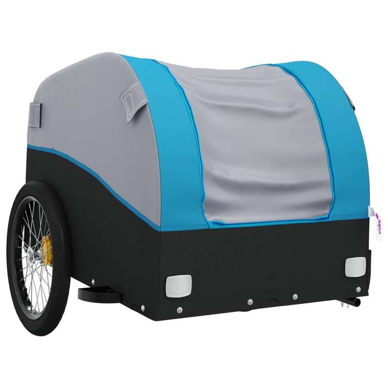 Fietskar – Fietstrolley – Fietsaanhanger – Transportkar – Kinderfietskar – Robuust metalen frame – Max. draaggewicht 45 kg
