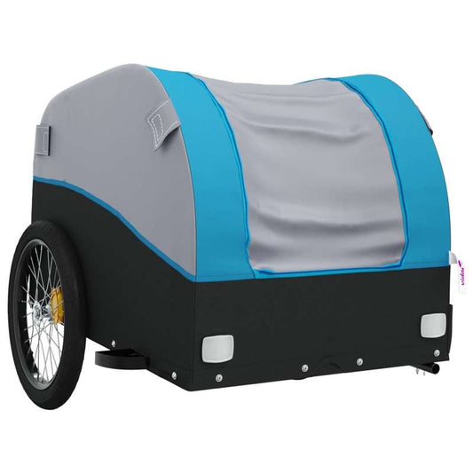 Fietskar – Fietstrolley – Fietsaanhanger – Transportkar – Kinderfietskar – Robuust metalen frame – Max. draaggewicht 45 kg