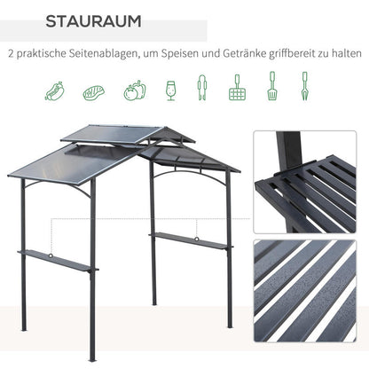 Temporary, detachable outdoor canopy, patio tent, garden awning, suitable for picnics, parties, weddings and other lawn activities, Wedding Marquee, Party Shelter, Outdoor Pavilion, Portable Tent, Flameresistant Roof, Terrace