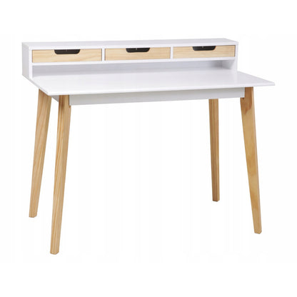 Bureau – Schrijftafel – Werkplek – Computertafel – Bureau met Lade – Modern Minimalistisch Design – Ruim Werkblad 110x60 cm