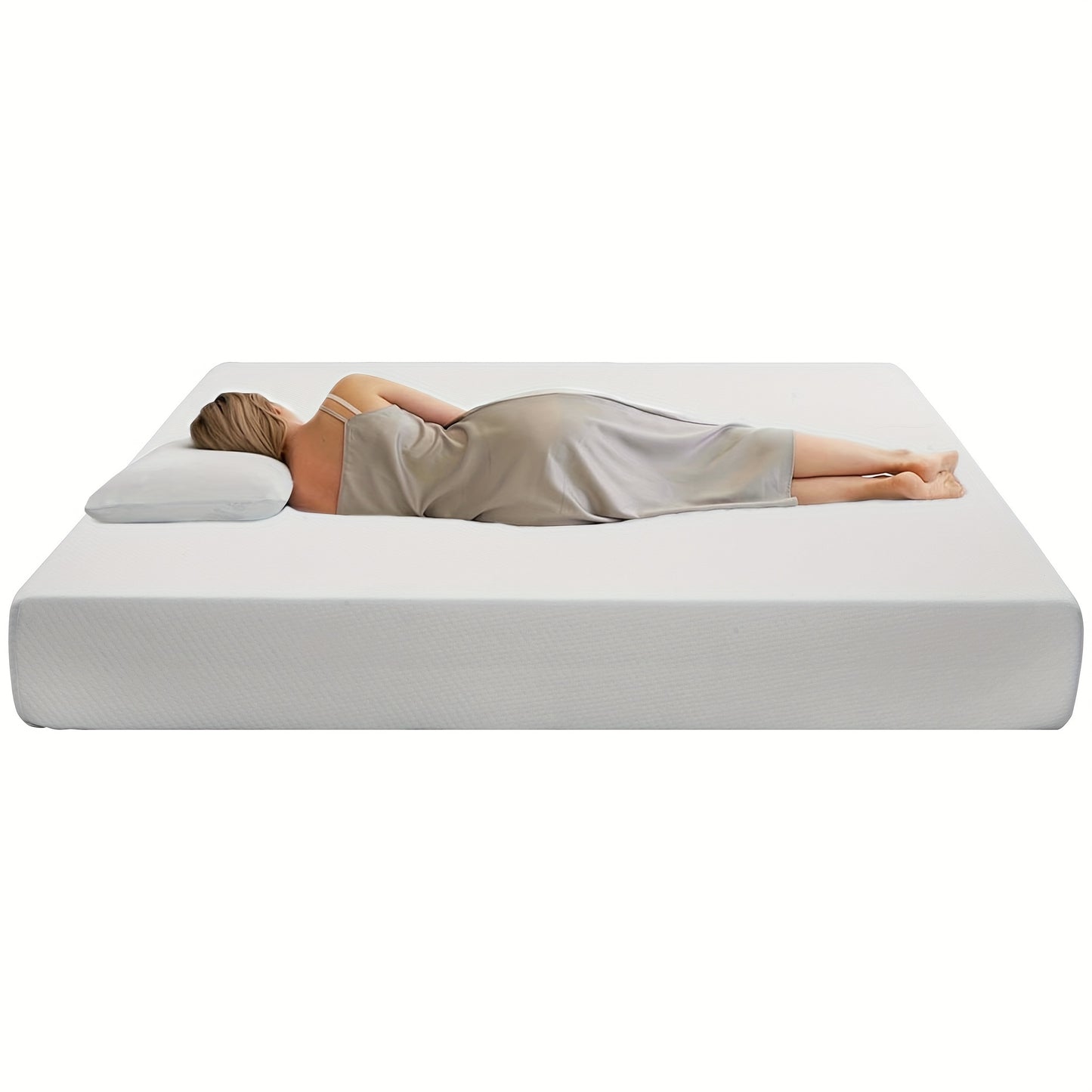Matrasbeschermer – Matrasbeschermhoes – Molton – Matrashoes – Matrasonderlegger – Ademend Katoen – Anti-Slip – 140x200 cm – Gevoerd – Wasbaar – Wit