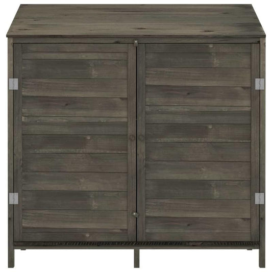 Tuinkast – Tuinhuisje – Tuinschuur – Gereedschapsschuur – Berging – Antraciet – Stevig Metaal – Compact 102x52x112 cm