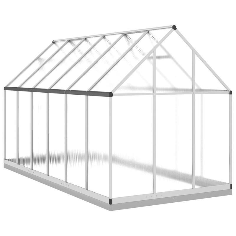Kweektent – Kweekkas – Broeikas – Groeikas – Growtent – Aluminium Frame – Transparante Polycarbonaat Panelen – 334x169x202 cm – Weerbestendig & Ventilatie