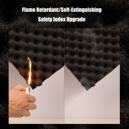 Geluidsisolerend Schuim – Geluiddempende Schuimrollen – Akoestisch Schuim – Zelfklevend Schuim – Geluidsabsorberend Schuim – 20mm Dikte – Hoge Dichtheid 35kg/m³