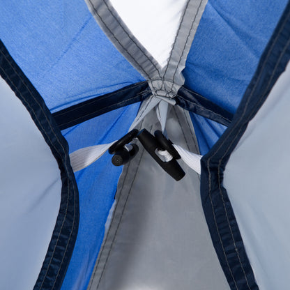 Gezinstent – Campingtent – Familie Tent – Bivak Tent – Outdoor Shelter – Ruime Dome Tent voor 6-8 Personen – 4 Ritssluitingen Met Ventilatie