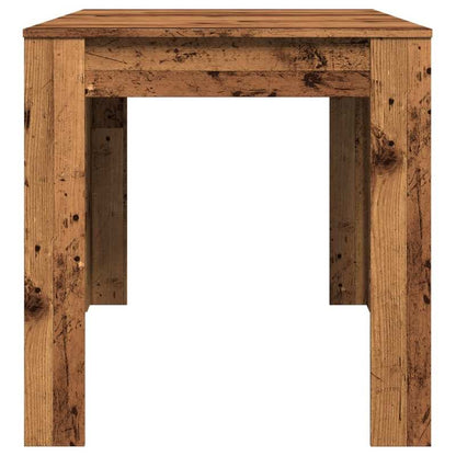 Eettafel – Tafel Voor Eetkamer – Keukentafel – Eetkamertafel – Moderne Tafel – Massief Hardhout – Natuurlijke Bruine Tinten – 140x74,5x76 cm – Stevige Constructie – Eenvoudige Montage