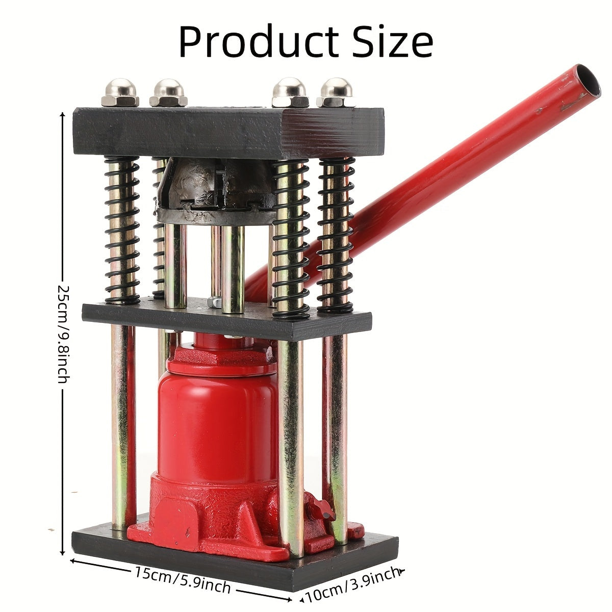 Slangenklem – Slangklemmen – Buisklem – Hydraulische Slangpers – Hydraulische Klem – 13-20 mm Diameter – 6 Tons Druk