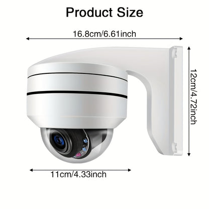 Beveiligingscamera – Camerabewaking – Buitencamera – Indoor Camera – IP Camera – 4K Ultra HD Resolutie – 12x Optische Zoom PTZ Met Nachtzicht
