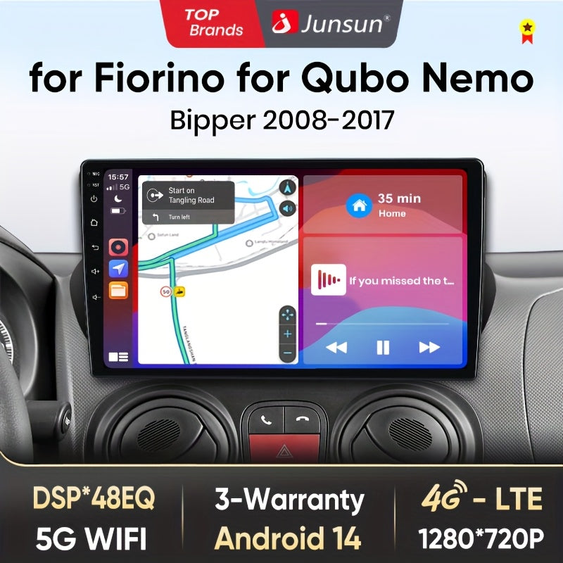 Multimedia Speler – Autoradio – Navigatiesysteem – 2 DIN Radio – Smart Car Audio – 10 Inch Touchscreen – Wi-Fi Verbinding – Android Auto Support