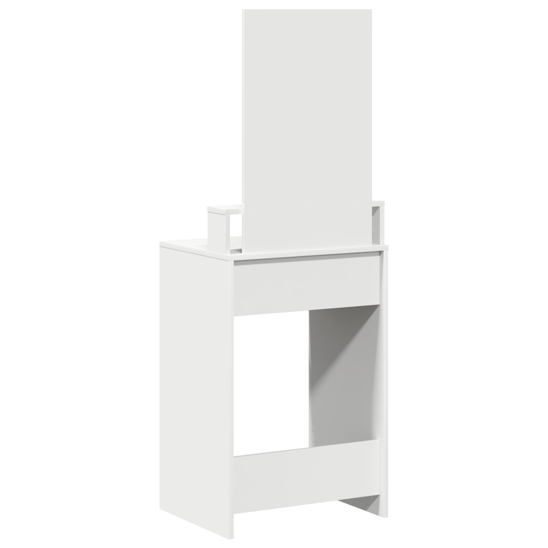 Dames Kaptafel – Make-up Tafel – Schminktafel – Dressing Table – Vanity Desk – Massief Hout – Ruime Opbergladen – Wit