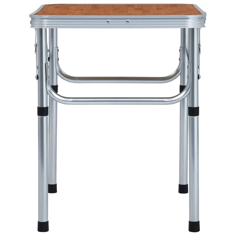 Campingtafel – Inklapbare Tafel – Picknicktafel – Vouwtafel – Draagbare Tafel – Stevig Aluminium – Compact Formaat 60x45 cm