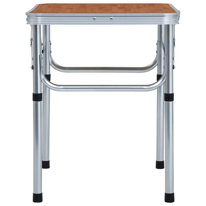 Campingtafel – Inklapbare Tafel – Picknicktafel – Vouwtafel – Draagbare Tafel – Stevig Aluminium – Compact Formaat 60x45 cm