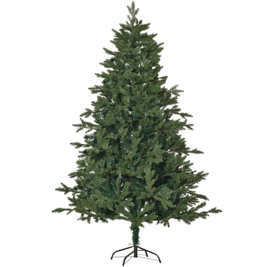 Kunstkerstboom – Nepkerstboom – Kerstboom – Kersteverlichting – Groen – 1,8 Meter Hoog – Realistische Takken van PVC en PE