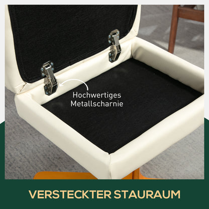 Relaxstoel – Fauteuil – Lounge Stoel – Draaistoel – Zitstoel – Creme – Verstelbare Rugleuning 145° – 360° Draaibaar Met Hocker